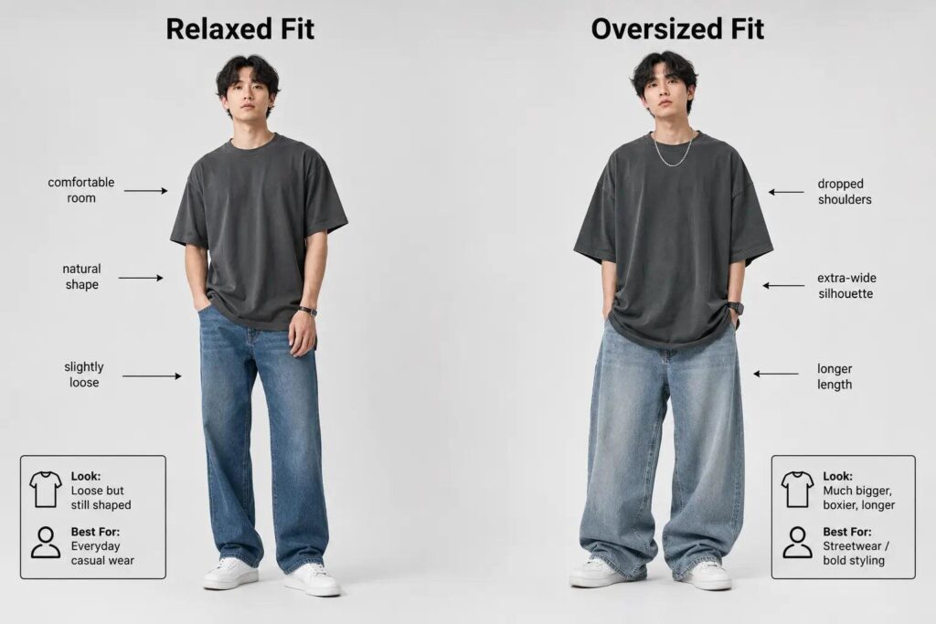 Baggy Jeans for Men fit guide jeans